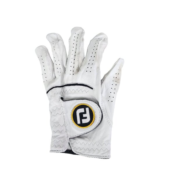FootJoy StaSof White Leather Golf Glove Left Hand Size M - Picture 1 of 10